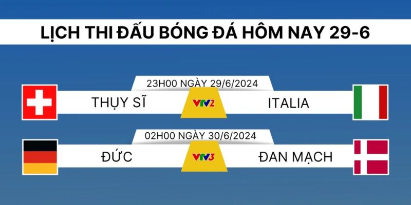 Lịch bóng đá theo giờ Việt Nam